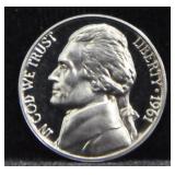 1961 PROOF JEFFERSON NICKEL