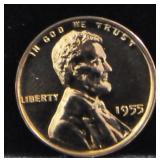 1955 PROOF LINCOLN CENT