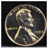 1957 PROOF LINCOLN CENT
