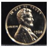 1960 PROOF LINCOLN CENT - SMALL DATE