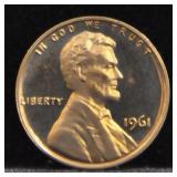 1961 PROOF LINCOLN CENT