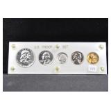 1957 PROOF SET IN CAPITAL HOLDER