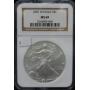 2007-W SILVER EAGLE - NGC GRADED: MS69