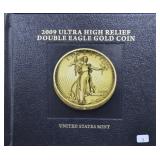 2009 ULTRA HIGH RELIEF GOLD DOUBLE EAGLE WOOD