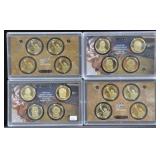 SET UNITED STATE PRESIDENTIAL DOLLARS PROOF (4X)