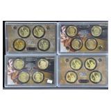 SET UNITED STATE PRESIDENTIAL DOLLARS PROOF (4X)
