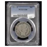 1913-S BARBER 50C - PCGS G06