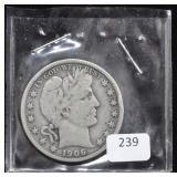 1906S BARBER 50 CENT