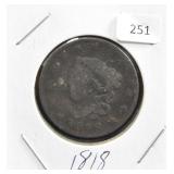 1818 LARGE CENT