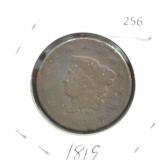 1819 LARGE CENT