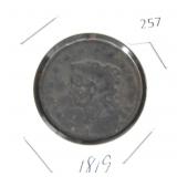 1819 LARGE CENT