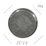 1837 LARGE CENT