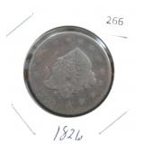 1826 LARGE CENT