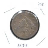 1837 LARGE CENT