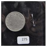 1833 BARBER 5 CENT