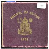 1951 FESTIVAL OF BRITAIN, FIVE SHILLING