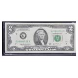 6 - 2008 2 DOLLAR SINGLE NOTE, RICHMOND, CHICAGO,