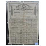 1864 ONE THOUSAND DOLLAR BONDS - UNCUT SHEET