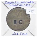 BOONE CO COAL CORP, SHARPLES W VA 50 CENT