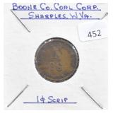 BOONE COAL CORP., SHARPLES W. VA ONE CENT