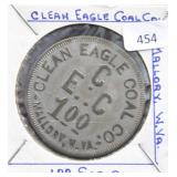CLEAN EAGLE COAL CO. MALLORY W. VA ONE DOLLAR