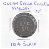 CLEAN EAGLE COAL CO. MALLORY W. VA TEN CENT