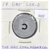 THE GAY COAL & COKE CO., MOUNT GAY W. VA ONE CENT