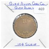 GLEN ALUM COAL CO., GLEN ALUM W.VA 10 CENT