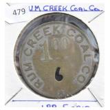 PLUM CREEK COAL CO., ONE DOLLAR SCRIPT