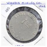 WANDA MINING CO., ETHEL, W. VA - ONE DOLLAR