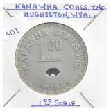 KANAWHA COAL INC., HUGHESTON W. VA ONE DOLLAR