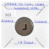 LOGAN CO. COAL CORP, LUNDALE W. VA ONE CENT