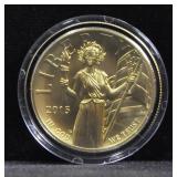2015 GOLD HIGH RELIEF ONE HUNDRED DOLLAR 1 OZ.