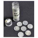 50 1947 D 90% Silver DIMES