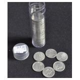 58 - AU-BU 90% SILVER DIMES