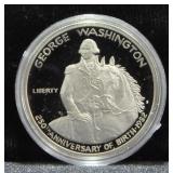 PROOF WASHINGTON HALF DOLLAR W BOX PAPERS