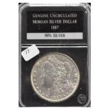 1887 MORGAN DOLLAR CHOICE BU
