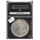 1901 O MORGAN DOLLAR AU