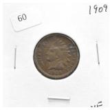 1909 INDIAN HEAD CENT VF