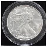 2000 SILVER EAGLE GEM