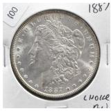 1887 MORGAN DOLLAR CHOICE BU