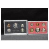 TWO PROOF SETS 1983 1982
