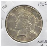1926 PEACE DOLLAR CHOICE BU