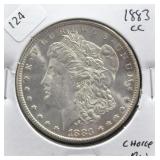 1883 CC MORGAN DOLLAR CHOICE BU