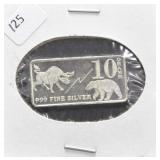 10 GRAM .999 SILVER BAR
