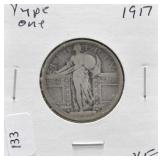 1917 STANDING QUARTER VF