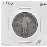 1926 STANDING QUARTER VG