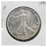 1986 SILVER EAGLE GEM