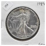 1989 SILVER EAGLE GEM