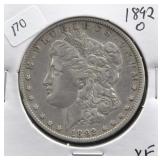 1892 O MORGAN DOLLAR XF